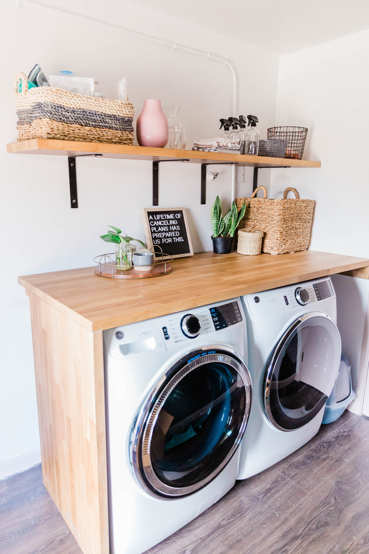 Washing Machines in a Laundry Room